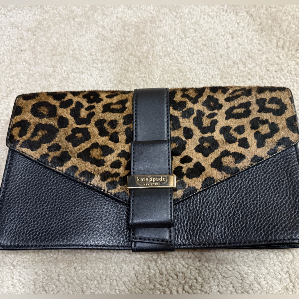 Kate Spade Leopard Print Clutch